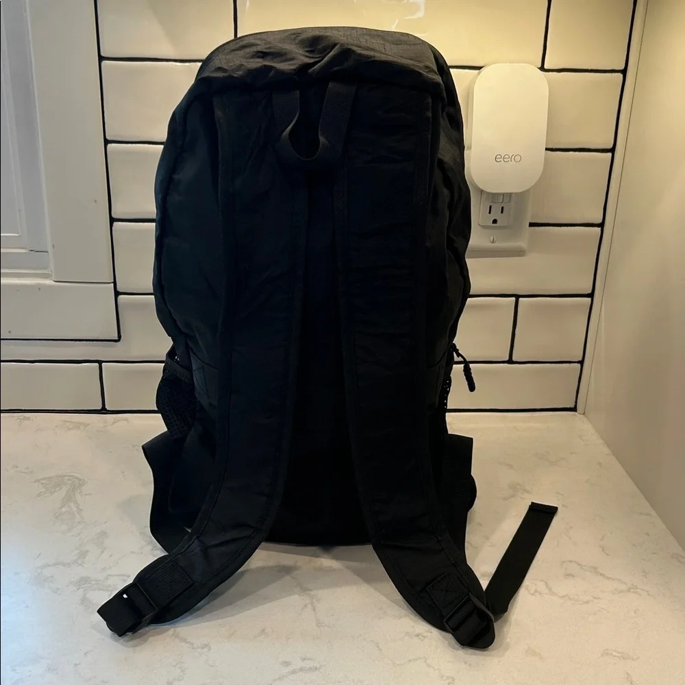 The Ridge Packable Black Ripstop Backpack